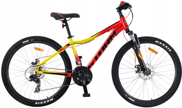 Rower STORM RACER 2D 15" 26" czerwony / żółty