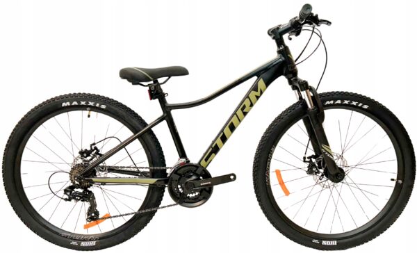 Rower STORM RACER 1.0 2D 15" 26" czarny oliwka 2025