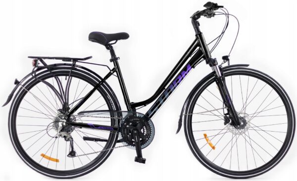 Rower STORM MARATHON 9.0 LADY 19" 28" czarny / fiolet