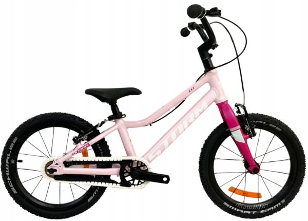 Rowerek STORM SKY SUPER LIGHT 16 cali różowy