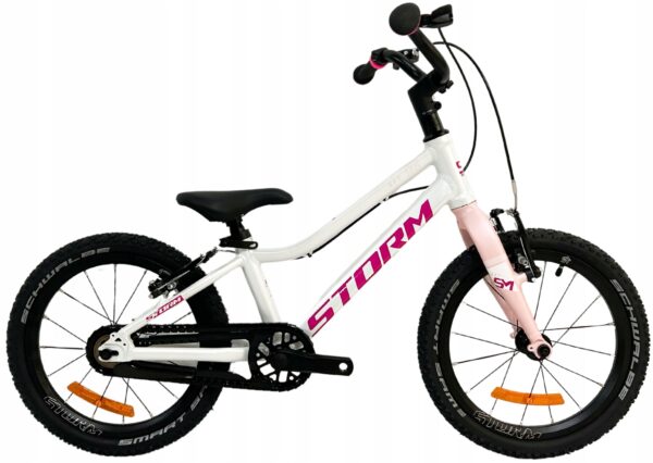Rowerek STORM SKY SUPER LIGHT 16 cali perłowy