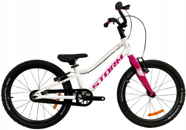 Rowerek STORM SKY SUPER LIGHT 20 cali biały