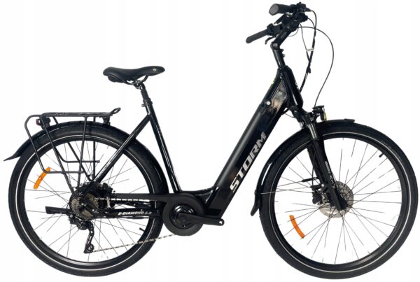 Rower elektryczny STORM E-DIAMOND DEEP 3.0 21" 28" czarny