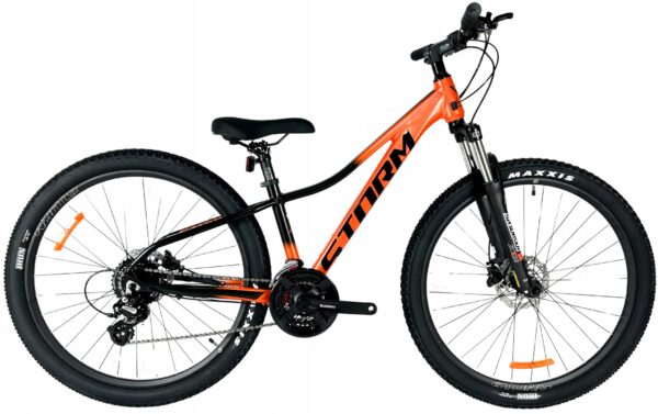 Rower STORM SHARK 3.0 13,5" 27,5″ pomarańczowy 2025