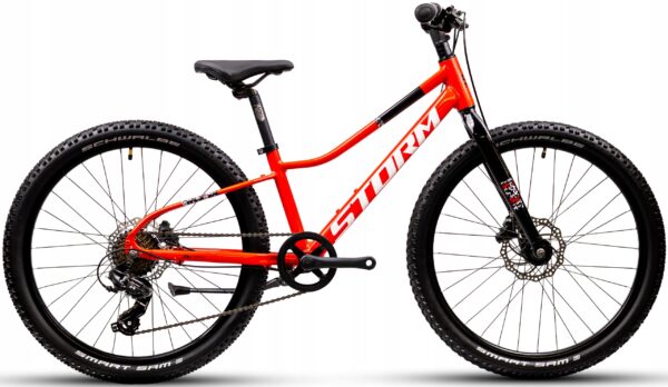 Rower STORM ROCKY 2D 11″ 24″ czerwony 2025