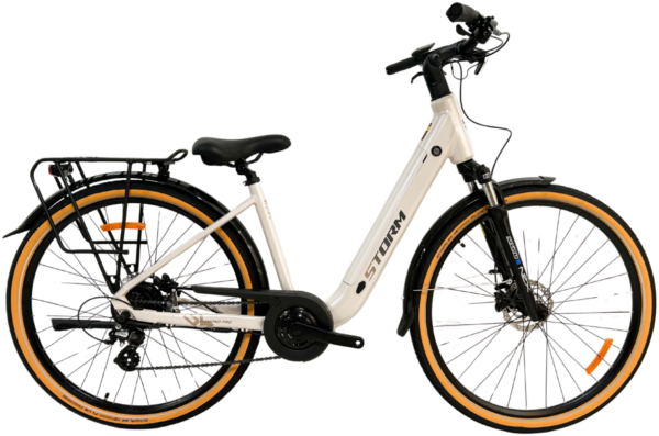 Rower elektryczny STORM E-DIAMOND PRO LADY 28" cappuccino