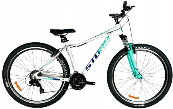 Rower STORM SHARK 1.0 LADY VBR 18″ 29″ biały / turkus