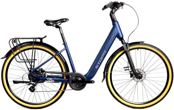 Rower elektryczny STORM E-DIAMOND PRO LADY 28" granatowy