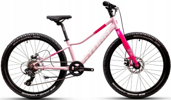 Rower STORM BELLA 2D 11″ 24″ pudrowy róż 2025