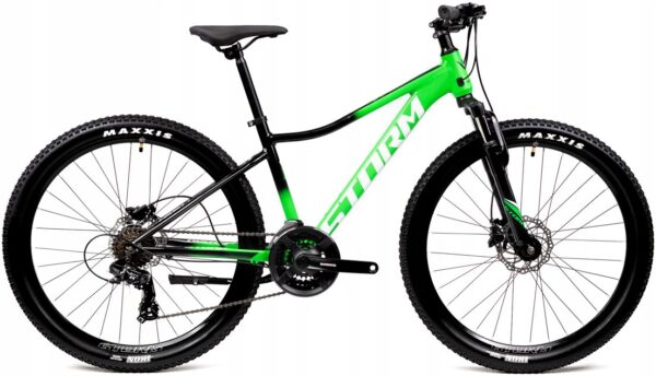 Rower STORM RACER 2.0 2HD 15" 26" zielony 2025