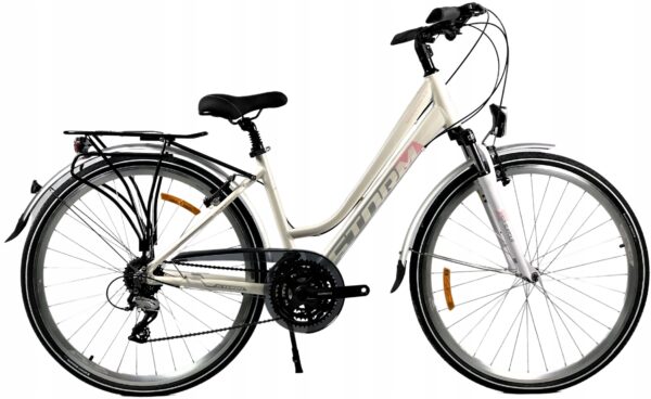 Rower STORM MARATHON 5.0 LADY 17″ 28″ perłowy / różowy