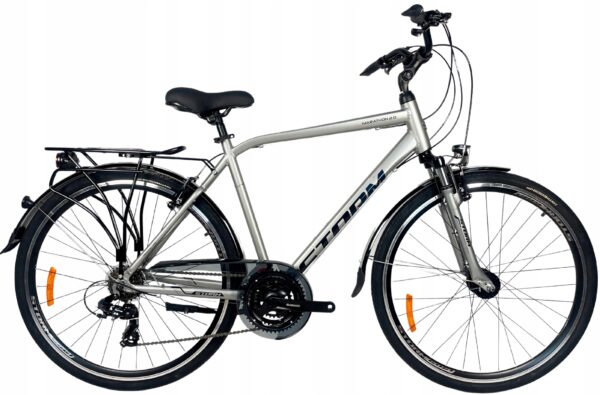 Rower STORM MARATHON 2.0 21″ 28″ srebrny