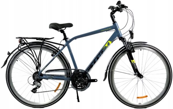 Rower STORM MARATHON 5.0 19″ 28″ jeansowy