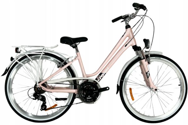 Rower STORM MARATHON 1.0 LADY 15" 26″ pudrowy róż mat 2025