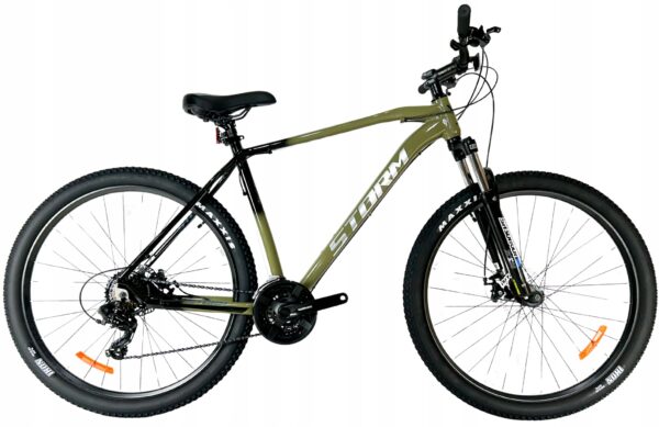 Rower STORM SHARK 1.0 2D 21″ 29″ oliwkowy / czarny 2025