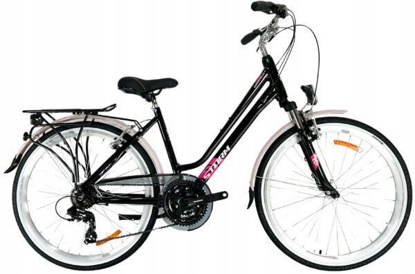 Rower STORM MARATHON 1.0 LADY 17" 26″ czarny / różowy 2025