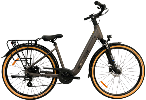 Rower elektryczny STORM E-DIAMOND PRO LADY 19″ 28″ kawowy