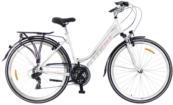 Rower STORM MARATHON 1.0 LADY 28″ biały / różowy