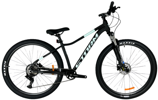 Rower STORM SHARK 4.0 LADY 16" 29" czarny mat / turkus 2025