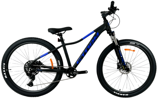 Rower STORM SHARK 5.0 15" 27,5" czarny mat / niebieski 2025