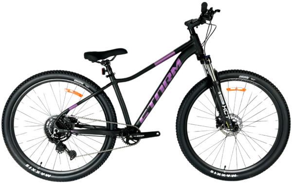 Rower STORM SHARK 5.0 LADY 29" czarny mat / fiolet 2025