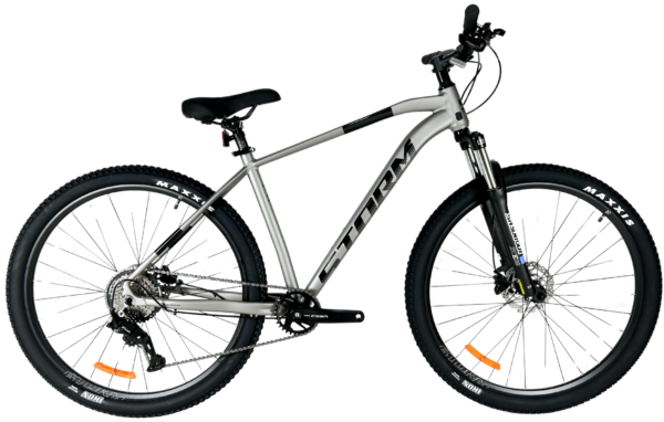 Rower STORM SHARK 4.0 19" 29" srebrny mat 2025