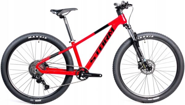 Rower STORM RAPTOR 1.0 13,5" 27,5" czerwony 2025 1x8