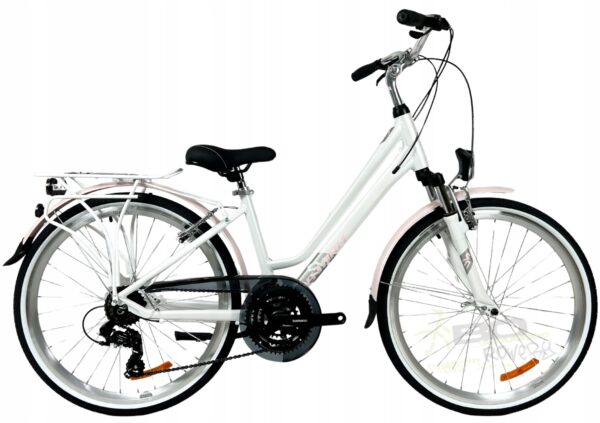 Rower STORM MARATHON 1.0 LADY 15" 26" biała perła 2025