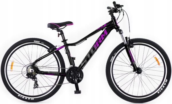 Rower STORM SHARK 1.0 LADY VBR 16" 29" czarny / fiolet 2025