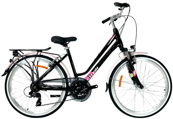 Rower STORM MARATHON 2.0 LADY 17″ 26″ czarny róż 2025