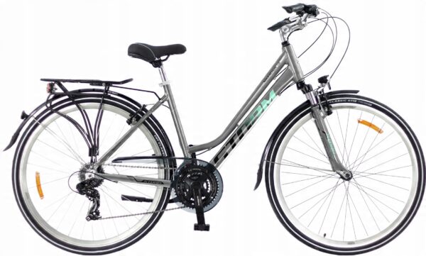 Rower STORM MARATHON 1.0 LADY 17" 28″ srebrny / morski 2025