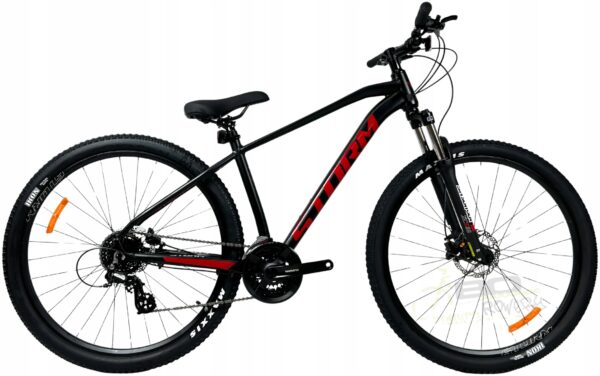 Rower STORM SHARK 3.0 17" 29" czarny / czerwony mat 2025