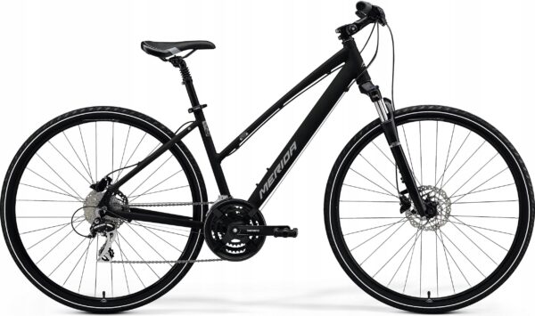 Rower MERIDA CROSSWAY 20 LADY rama S 47 cm 28" BLACK (SILVER)