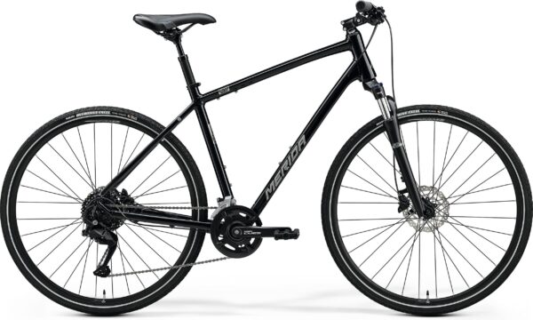 Rower MERIDA CROSSWAY 100 GLOSSY BLACK (SILVER)