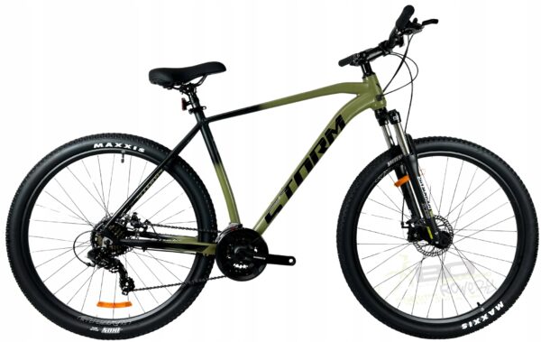 Rower STORM SHARK 1.0 2D 21" 29" oliwka / czarny mat 2025