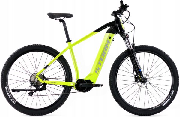 Rower elektryczny STORM E-TAURUS 4.0 19 29 czarny / żółty 2025