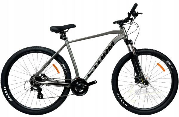 Rower STORM SHARK 3.0 21" 29" szary / czarny mat 2025