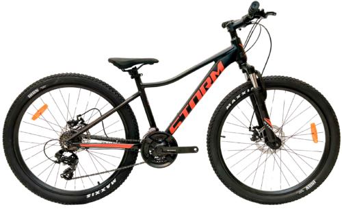 Rower STORM RACER 1.0 2D 26" czarny / pomarańcz 2026